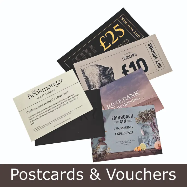 postcards & vouchers