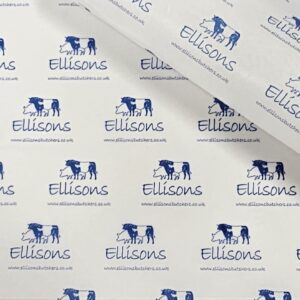 Ellisons Butchers wet strength waxed paper foodgrade sheets