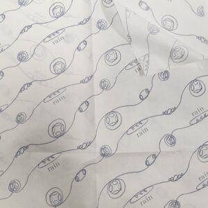 RAIN Foodgrade Greaseproof Paper White printed Blue