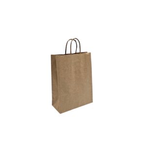 One of ESC Packaging's ESC branded brown paper carrier bags.