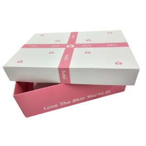 Bubu 2 Part Simplex gift Box printed pink