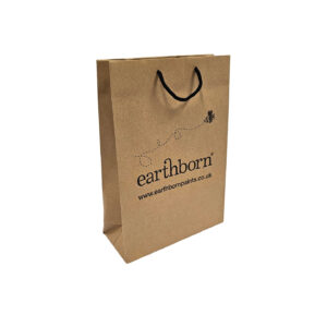EARTHBORN Brown paper Kraft Rope Handle Medium Size Carrier