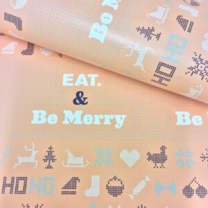 EAT 100gsm gloss art paper printed PINK