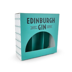 EDINBURGH GIN Box and Fitment 3x5cl Miniature Pack, Box