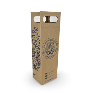 Glenturret paper kraft punch handle printed blue