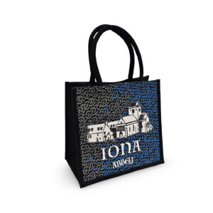 Iona Abby Jute Bag natural with cotton stuffed handles