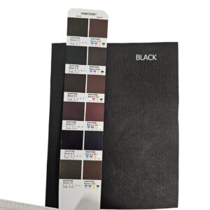Non Woven Poly Prop Black Pantone Swatch NWPP