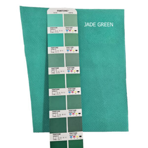 Non Woven Poly Prop Jade Green Pantone Swatch NWPP