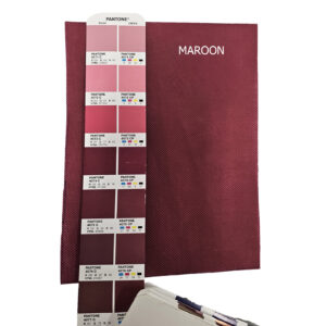 Non Woven Poly Prop Maroon Pantone Swatch NWPP