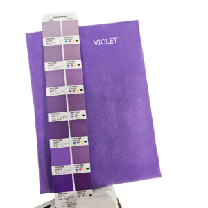 Non Woven Poly Prop Violet Pantone Swatch NWPP