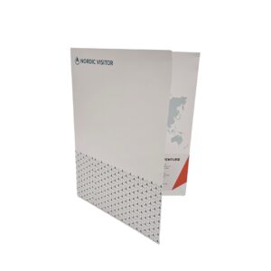 Nordic Visitor Centre gloss presentation folder book style