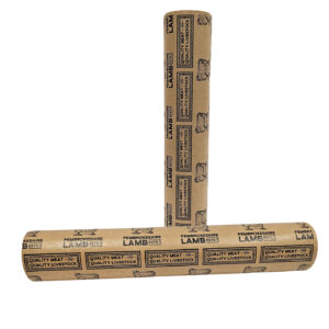 Pembrokeshire lamb brown kraft reel printed black