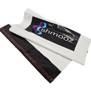 SHMOOZ co-ex white outside black inside mailing bags with self adhesive strip