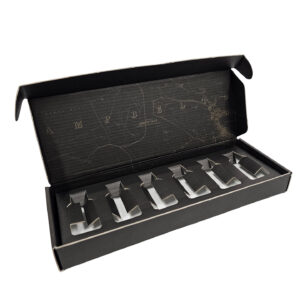 SPRINGBANK 6 Bottle Fitment Printed Black and gold print with map design 2025