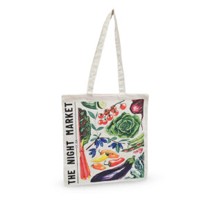 STOCK BALGOVE LARGER Nightmarket Cotton Bag printed CMYK back view