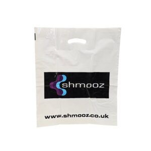 Shmooz LDPE patch handle carrier bag