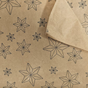 Star Kraft Paper printed black