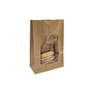 Kraft S.O.S. Paper Cookie Bags with Window