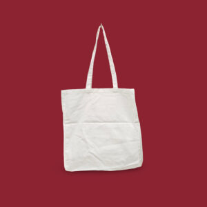380+100x420mm White 10oz Heavy Duty Canvas Carrier Bag - Boxed 50s