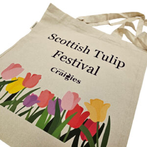 CRAIGIES SCOTTISH TULIP FESTIVAL Cotton Shopper 5oz Natural Recycled with Long Self Looped Handles CMYK 2026 (2)