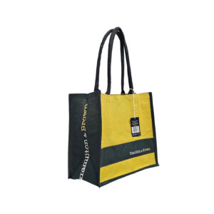 HAMILTON & BROWN Juco Bag Dyed Yellow + Dark Grey 2026 (2)