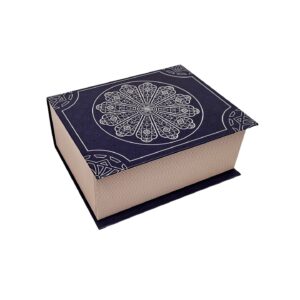 INVERNESS CASTLE Rigid Book Box with Magnetic Printed Dark blue & Silver Foil 2025_resized