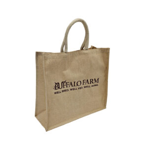 THE BUFFALO FARM Juco Bag Natural with Cotton Stuffed Handles 2025